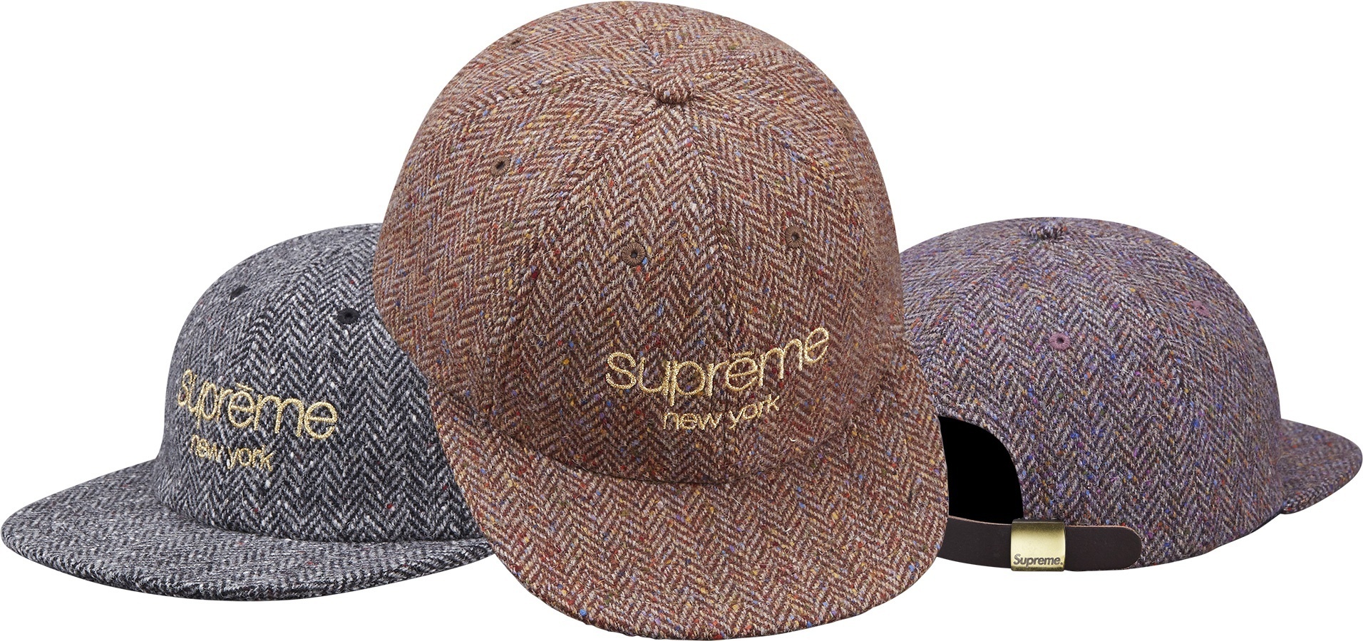 Wool Herringbone Classic Logo 6-Panel